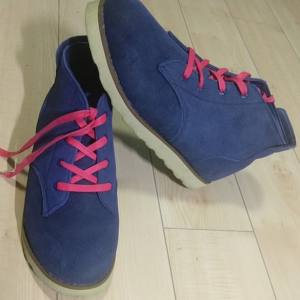 Grenade Suede blue Hiking shoes